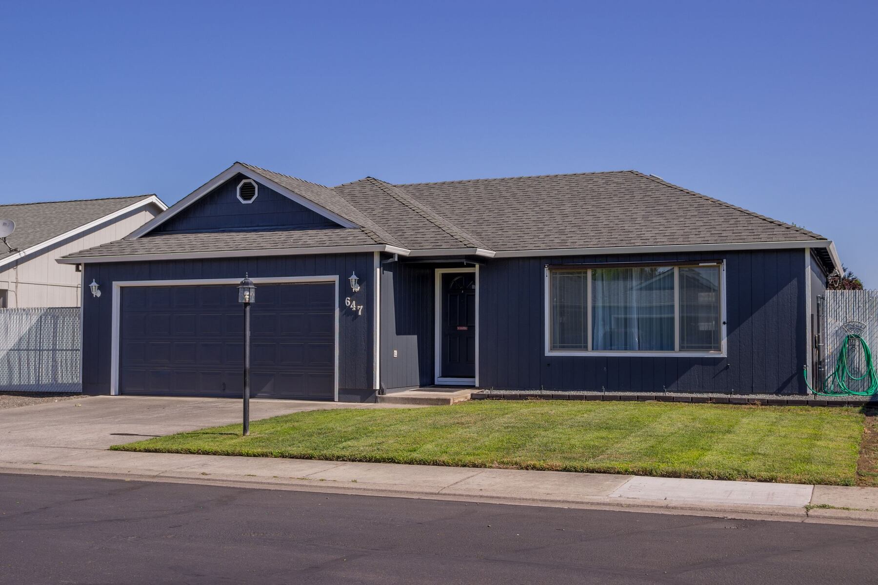 Ranch home with attached garage